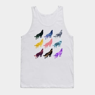 Wolf Pattern Tank Top